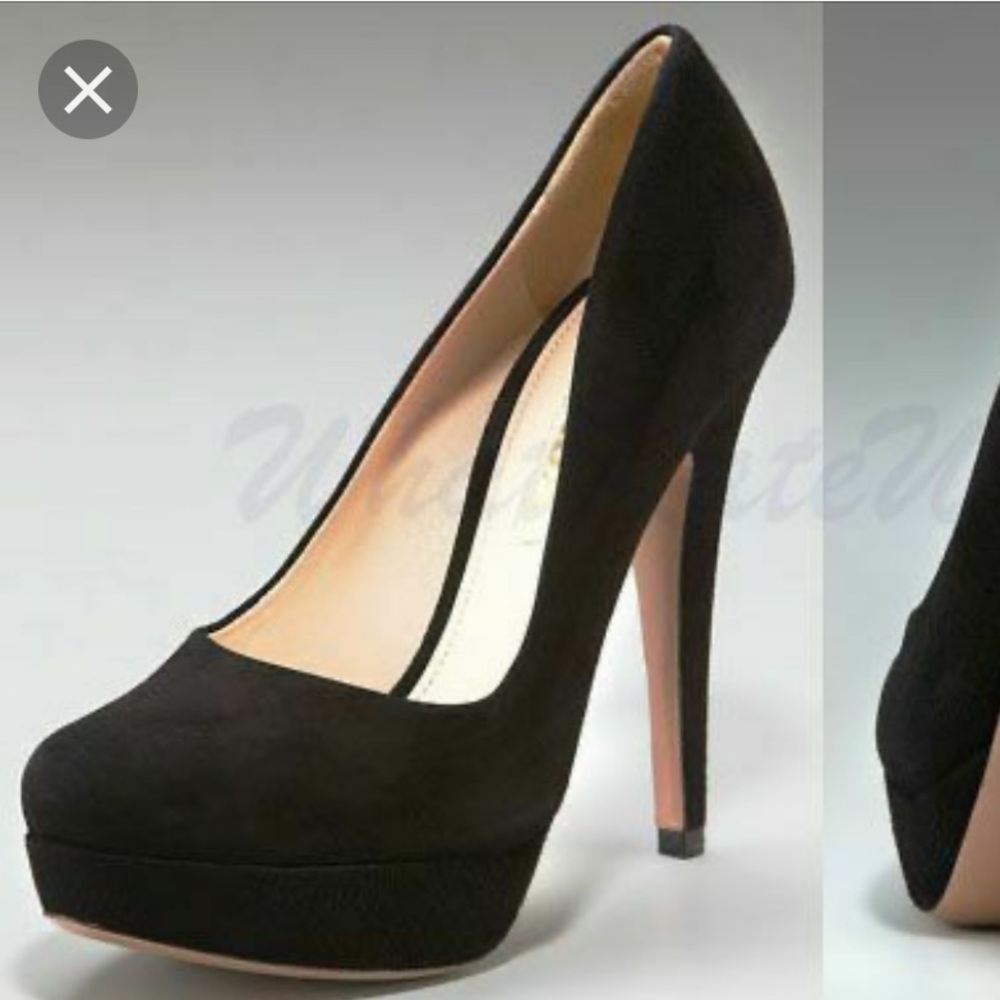 Prada Suede Platform Pump